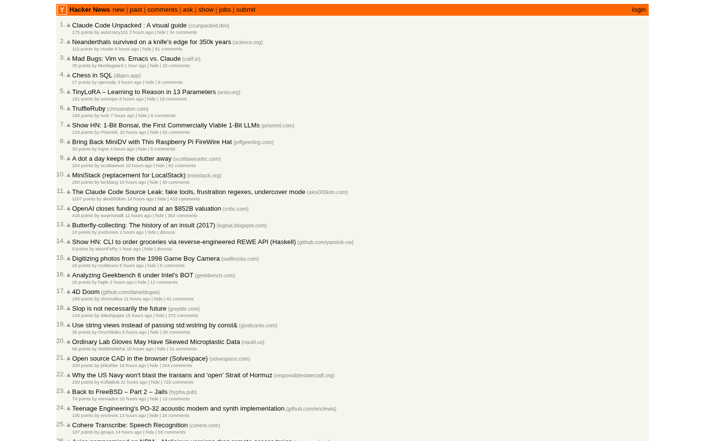 Hacker News Brutalism Lite