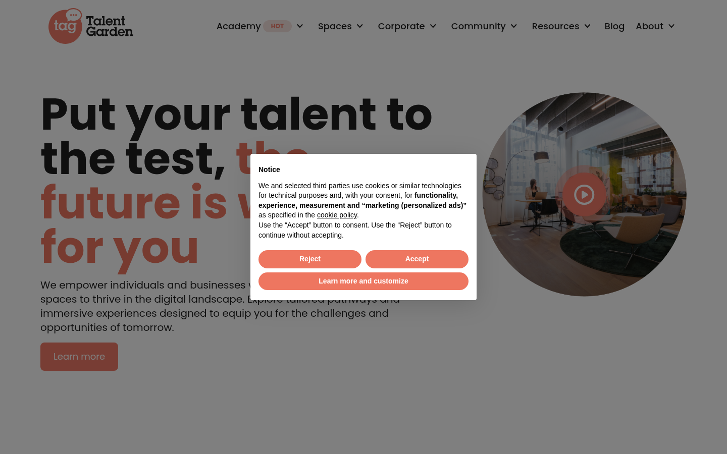 Talent Garden Flat Design