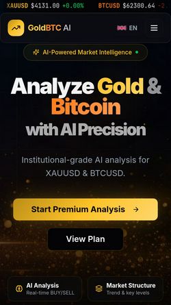 Screenshot of goldbtc.ai