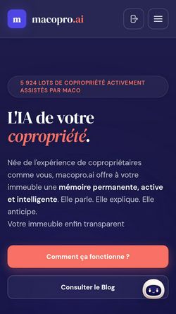 Screenshot of macopro.ai