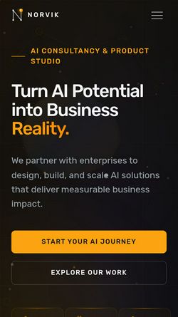 Screenshot of norvik.ai