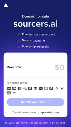 Screenshot of sourcers.ai